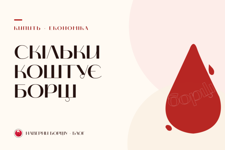 Скільки коштує борщ у 2026 році — брендова обкладинка